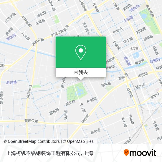 上海柯钒不锈钢装饰工程有限公司地图