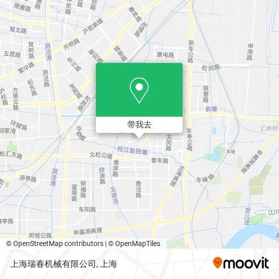 上海瑞春机械有限公司地图