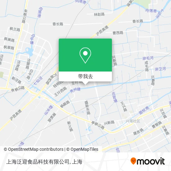 上海泛迎食品科技有限公司地图