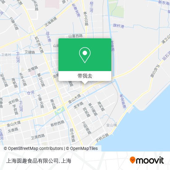 上海圆趣食品有限公司地图