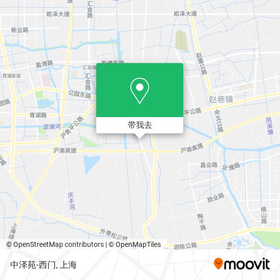 中泽苑-西门地图