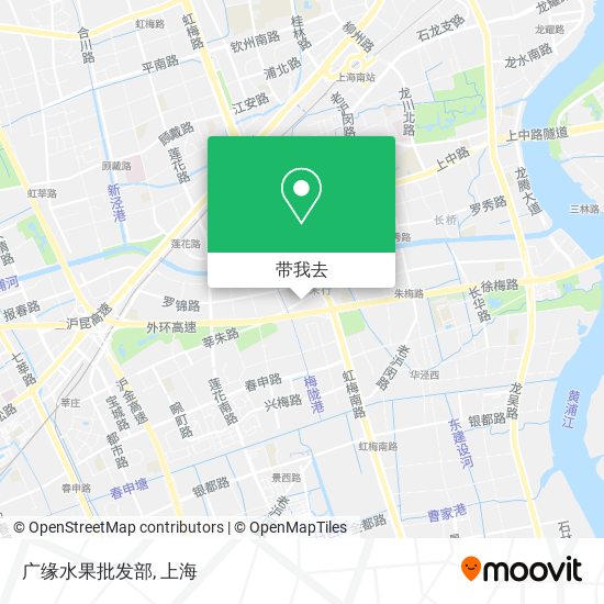 广缘水果批发部地图