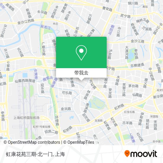虹康花苑三期-北一门地图