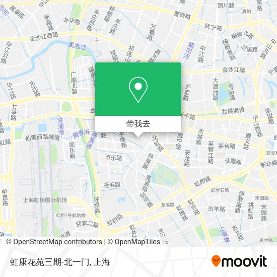 虹康花苑三期-北一门地图