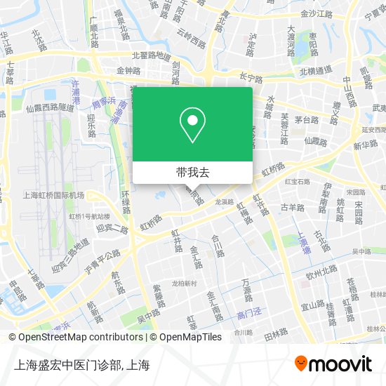 上海盛宏中医门诊部地图