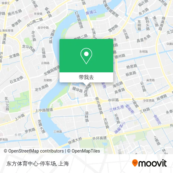 东方体育中心-停车场地图