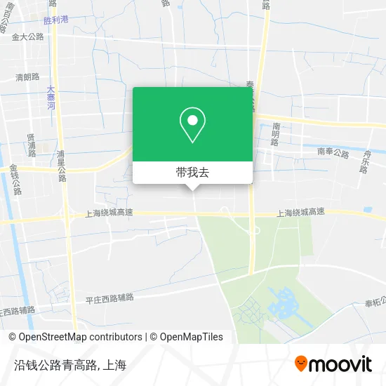 沿钱公路青高路地图
