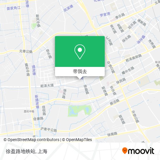 徐盈路地铁站地图