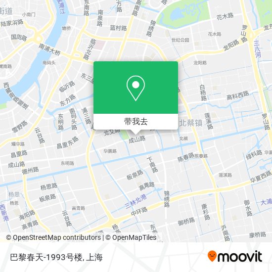 巴黎春天-1993号楼地图