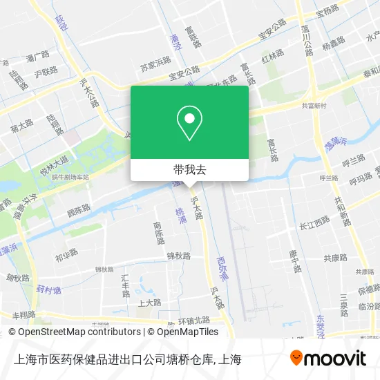 上海市医药保健品进出口公司塘桥仓库地图