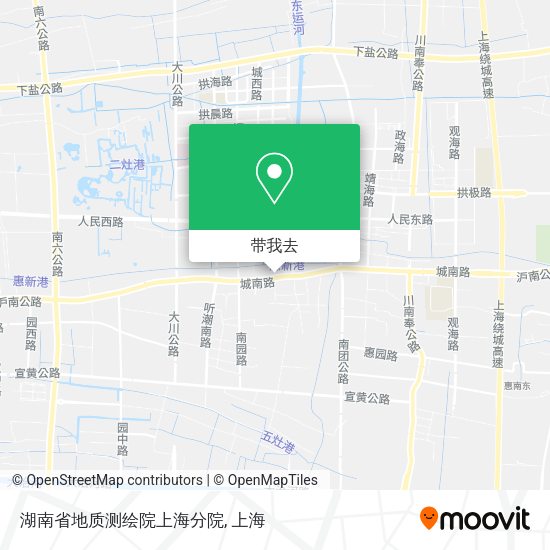 湖南省地质测绘院上海分院地图