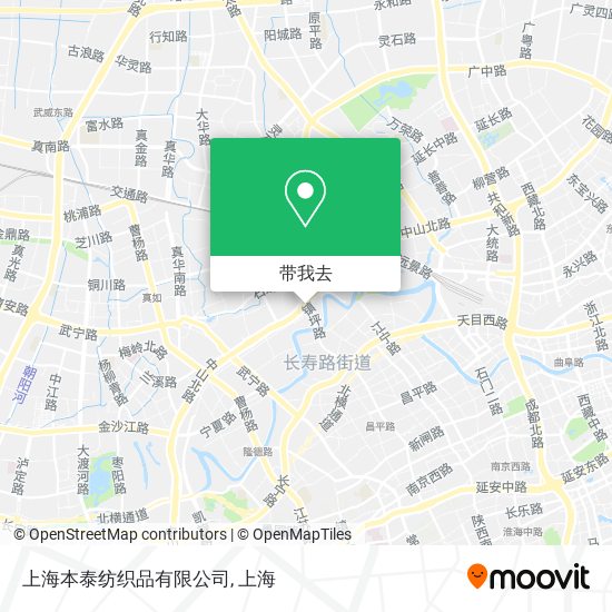 上海本泰纺织品有限公司地图