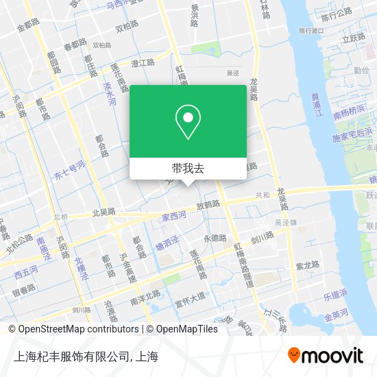 上海杞丰服饰有限公司地图