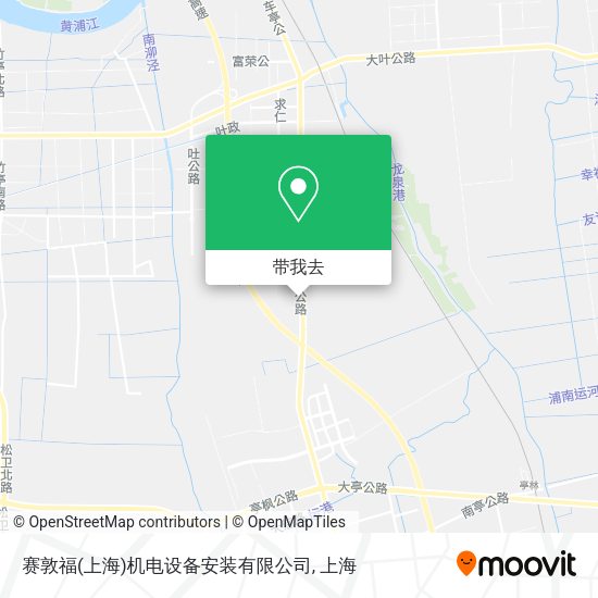 赛敦福(上海)机电设备安装有限公司地图