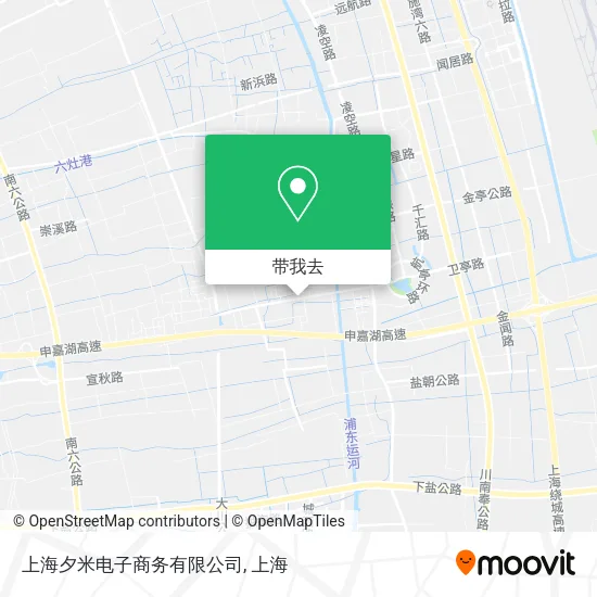 上海夕米电子商务有限公司地图