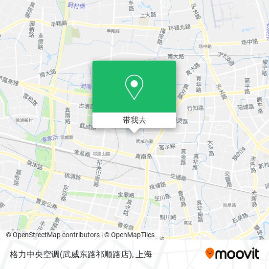 格力中央空调(武威东路祁顺路店)地图