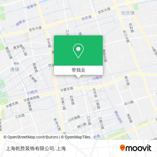 上海乾胜装饰有限公司地图