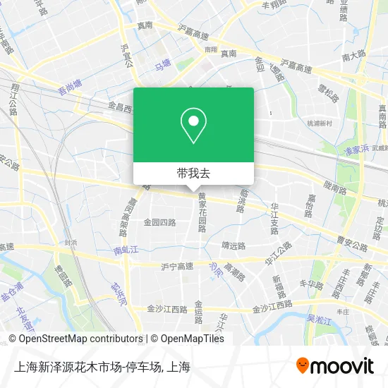 上海新泽源花木市场-停车场地图
