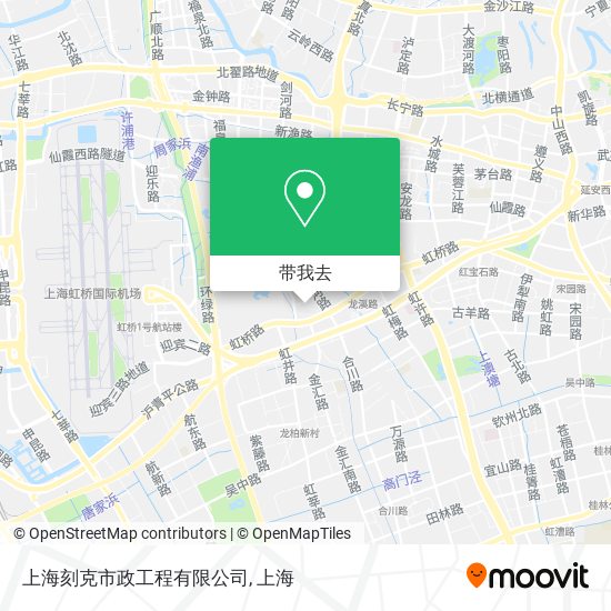 上海刻克市政工程有限公司地图