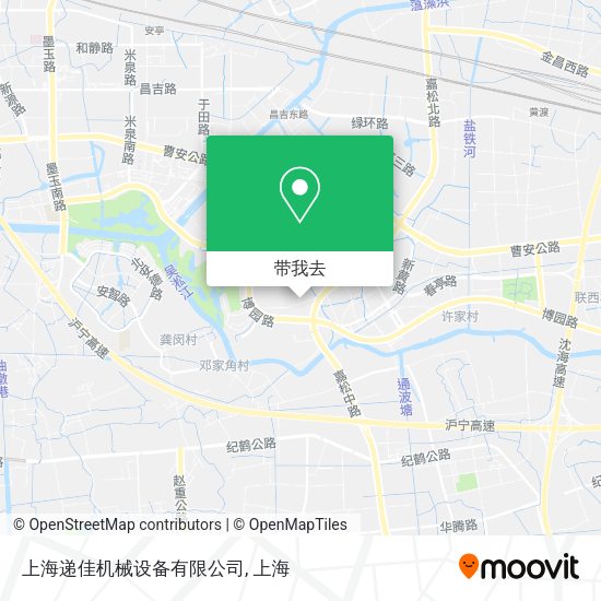 上海递佳机械设备有限公司地图