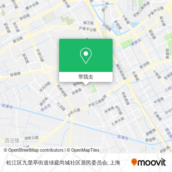 松江区九里亭街道绿庭尚城社区居民委员会地图