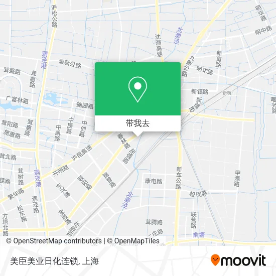 美臣美业日化连锁地图
