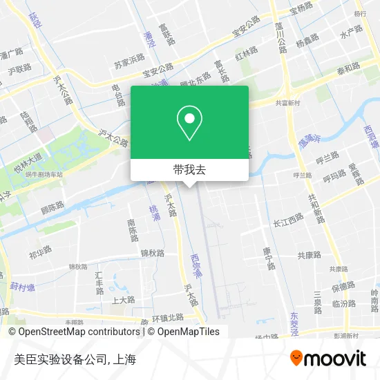 美臣实验设备公司地图