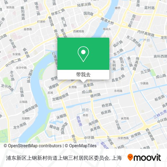 浦东新区上钢新村街道上钢三村居民区委员会地图