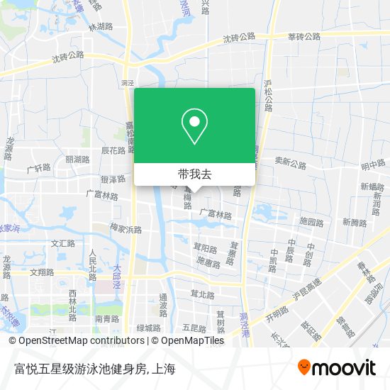 富悦五星级游泳池健身房地图