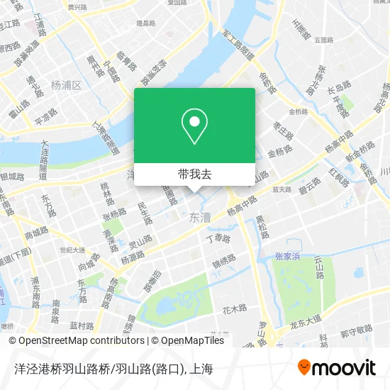 洋泾港桥羽山路桥/羽山路(路口)地图