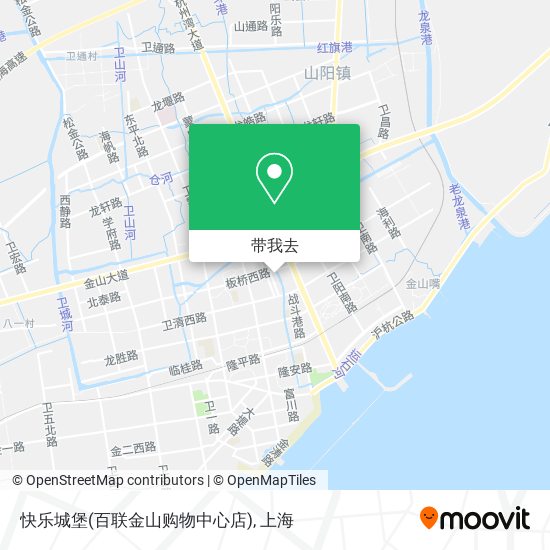 快乐城堡(百联金山购物中心店)地图