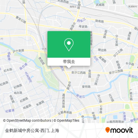 金鹤新城中房公寓-西门地图