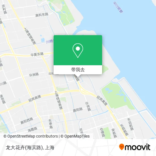 龙大花卉(海滨路)地图
