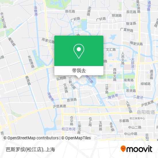 芭斯罗缤(松江店)地图