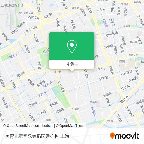 美育儿童音乐舞蹈国际机构地图