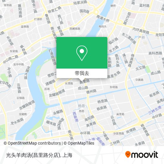 光头羊肉汤(昌里路分店)地图