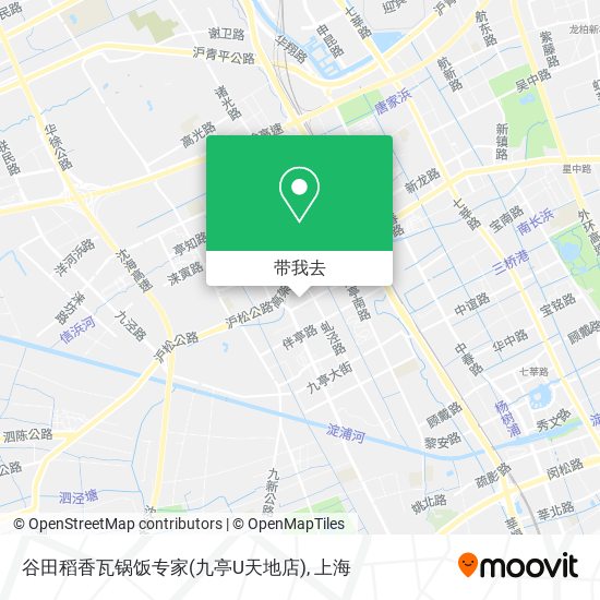 谷田稻香瓦锅饭专家(九亭U天地店)地图