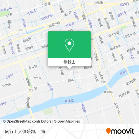闵行工人俱乐部地图