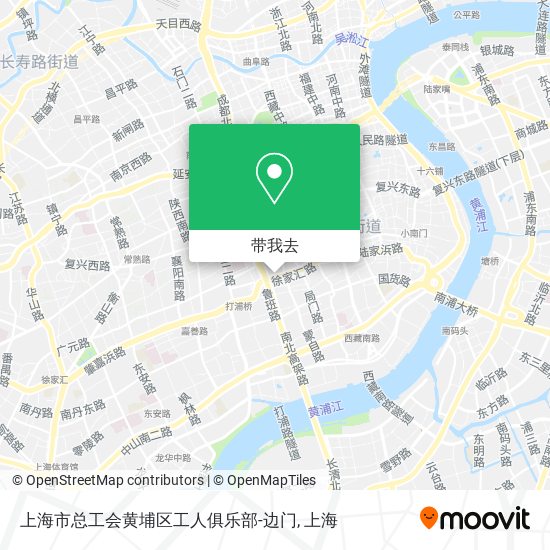 上海市总工会黄埔区工人俱乐部-边门地图