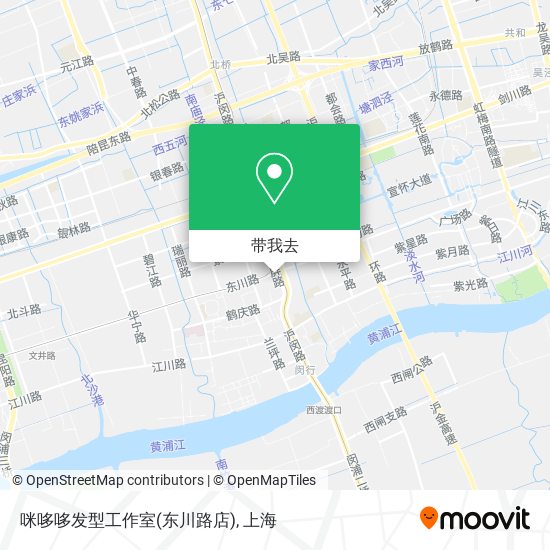 咪哆哆发型工作室(东川路店)地图
