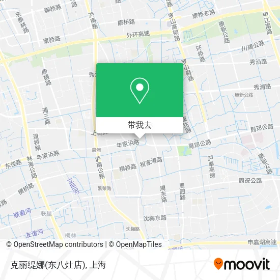 克丽缇娜(东八灶店)地图