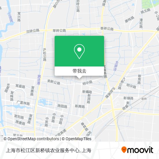 上海市松江区新桥镇农业服务中心地图