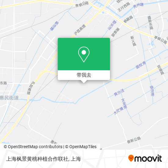 上海枫景黄桃种植合作联社地图