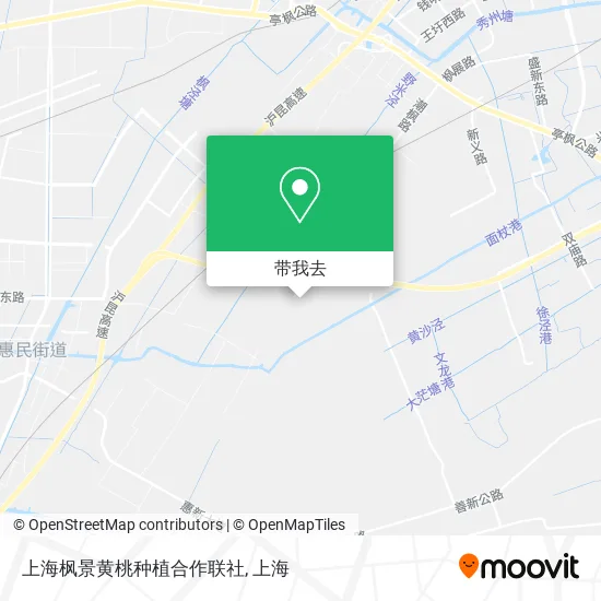 上海枫景黄桃种植合作联社地图