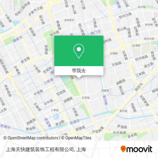 上海天快建筑装饰工程有限公司地图