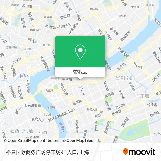 裕景国际商务广场停车场-出入口地图