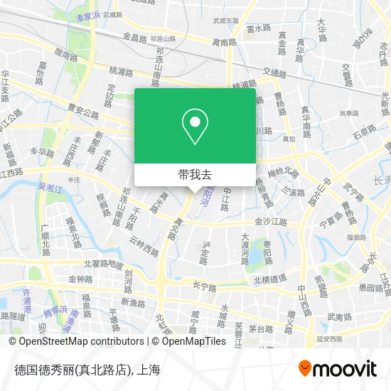 德国德秀丽(真北路店)地图