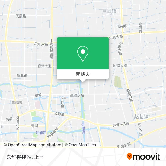 嘉华揽拌站地图