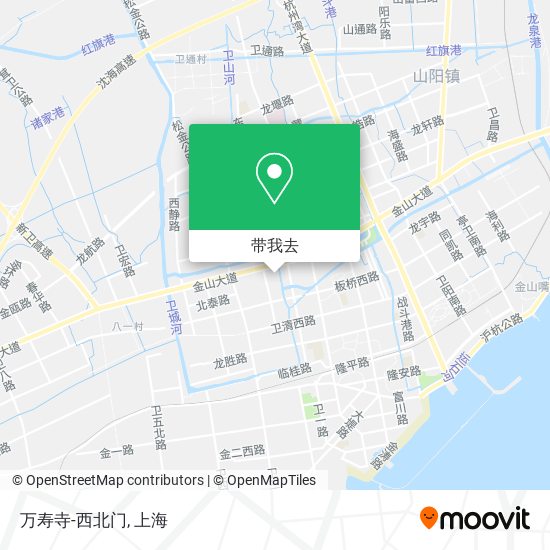 万寿寺-西北门地图