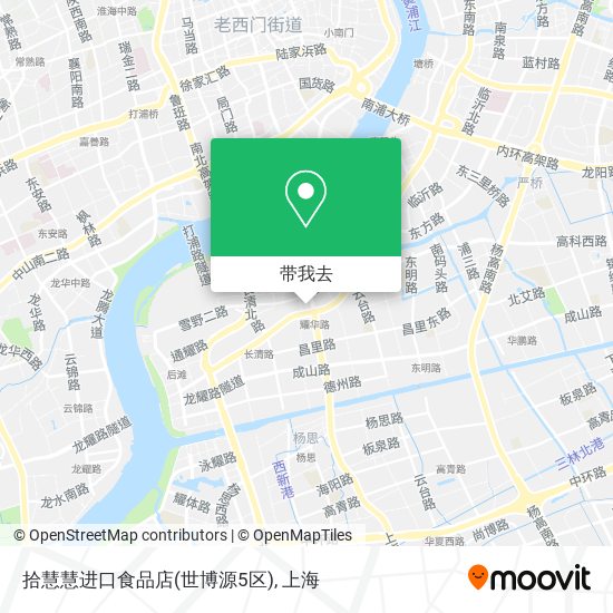 拾慧慧进口食品店(世博源5区)地图
